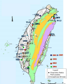 地震地下水觀測網監測成果分析